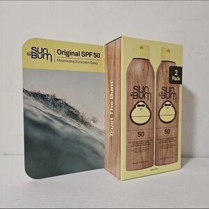 Sun Bum Original SPF 50 Moisturizing Sunscreen Spray - 2 Pack